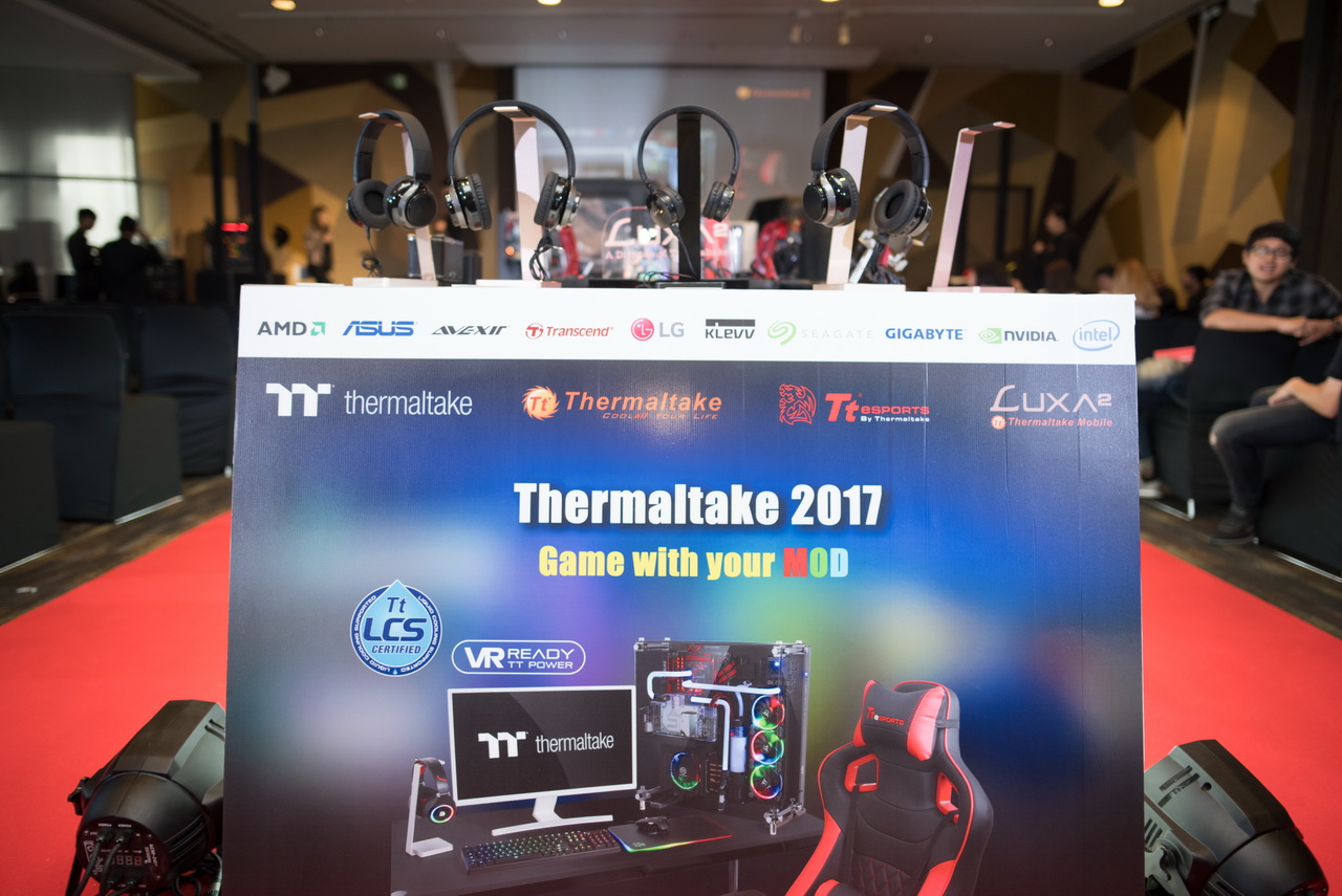 mfn 0189 Thermaltake เปิดศักราชใหม่ 2017 จัดแถลงข่าวเปิดตัวผลิตภัณฑ์และเทคโนโลยีใหม่ๆ ภายใต้สโลแกน “Game with Your MOD”