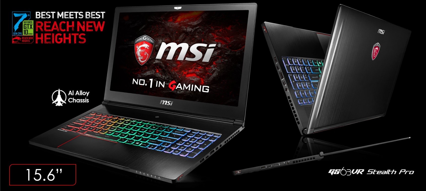 111 111 MSI GAMING NOTEBOOK เปิดตัวผลิตภัณฑ์ใหม่ล่าสุด 7th Gen Core i7 – GTX 1050 ครบทุกรุ่น ครบทุกความต้องการของเกมเมอร์ และพร้อมจำหน่ายแล้ววันนี้ทั่วประเทศ