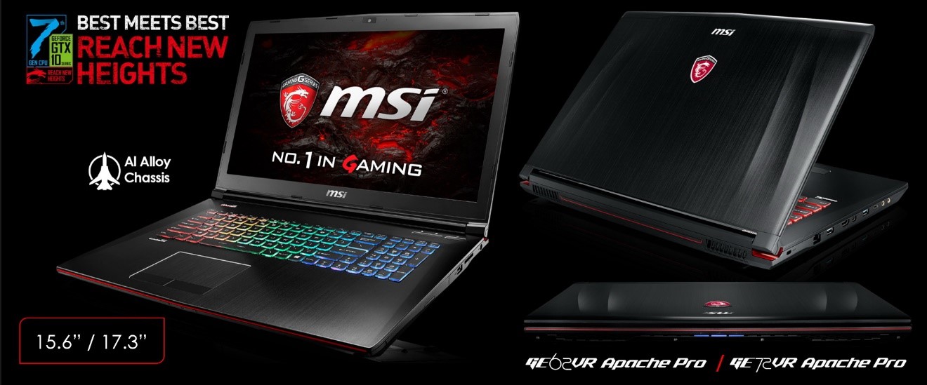 52 52 MSI GAMING NOTEBOOK เปิดตัวผลิตภัณฑ์ใหม่ล่าสุด 7th Gen Core i7 – GTX 1050 ครบทุกรุ่น ครบทุกความต้องการของเกมเมอร์ และพร้อมจำหน่ายแล้ววันนี้ทั่วประเทศ