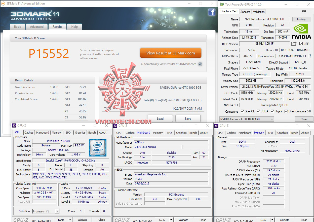 11 11 ASUS DUAL GTX1060 3G REVIEW