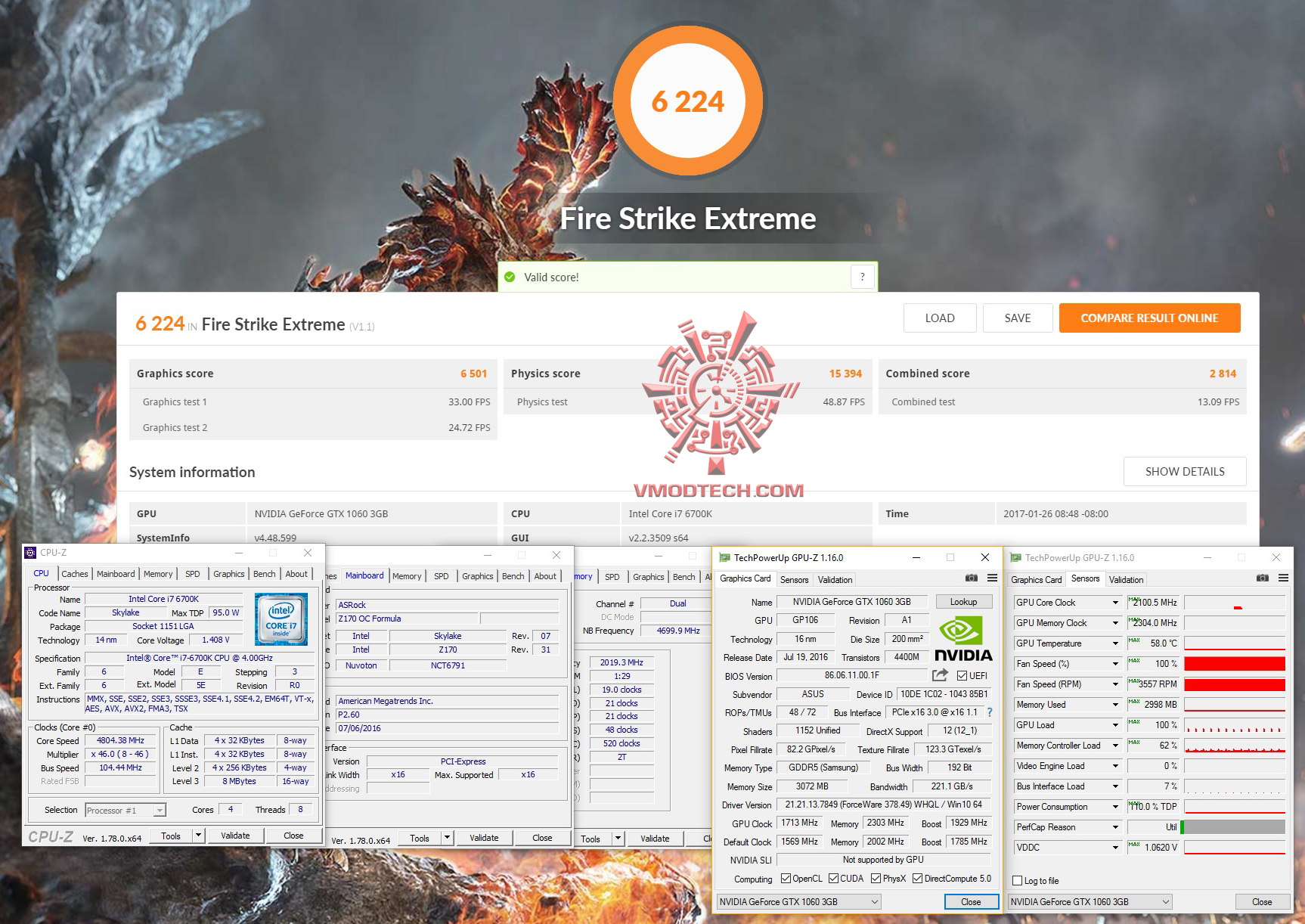 fire-ex-oc fire ex oc ASUS DUAL GTX1060 3G REVIEW