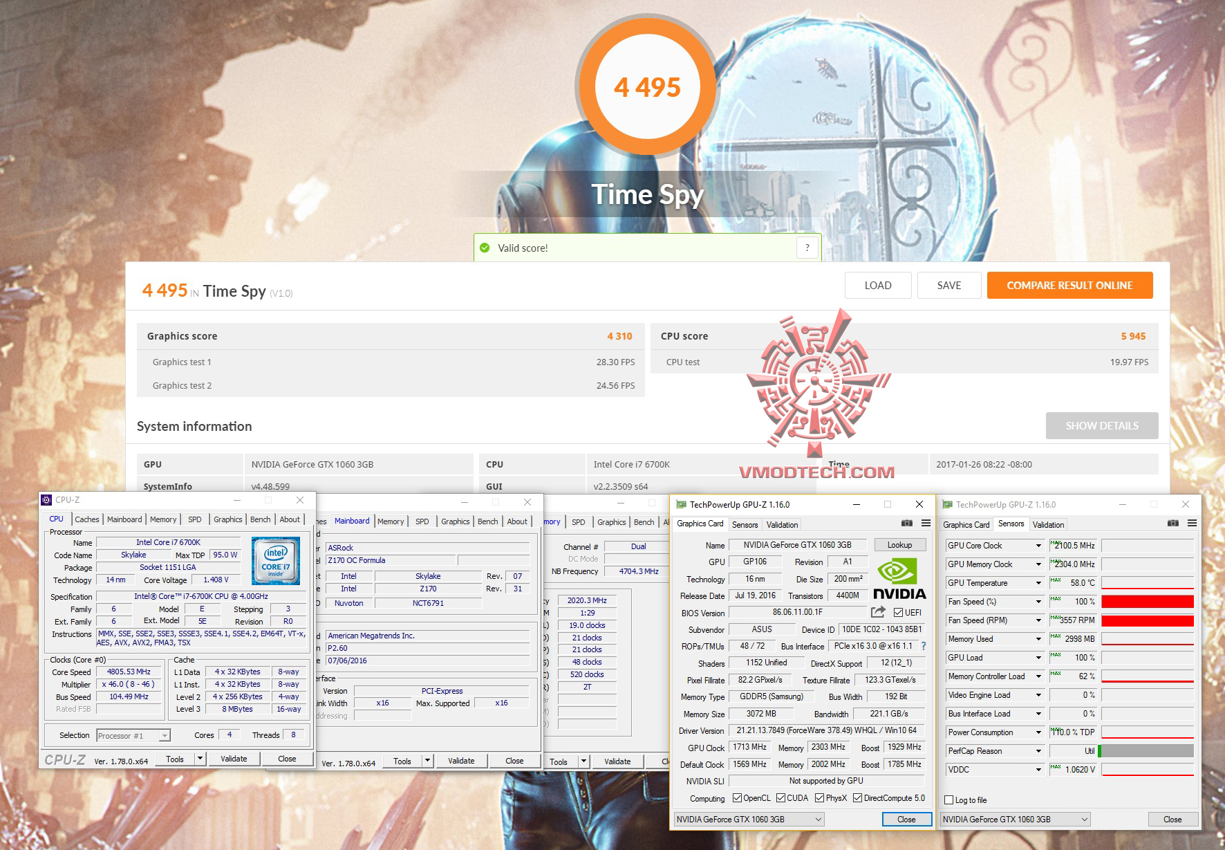 spy1 spy1 ASUS DUAL GTX1060 3G REVIEW