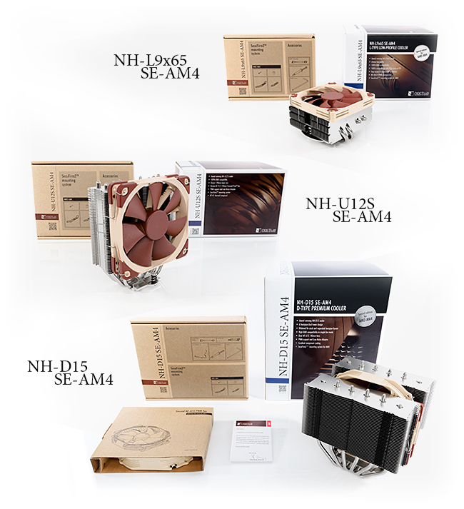 noctua_se_am4_ryzen_cpu_coolers noctua se am4 ryzen cpu coolers Noctua เปิดตัวฮีตซิงค์ระบายความร้อน 3รุ่นพิเศษสำหรับซ๊อกเก็ต AM4 ต้อนรับการมาของ AMD Ryzen