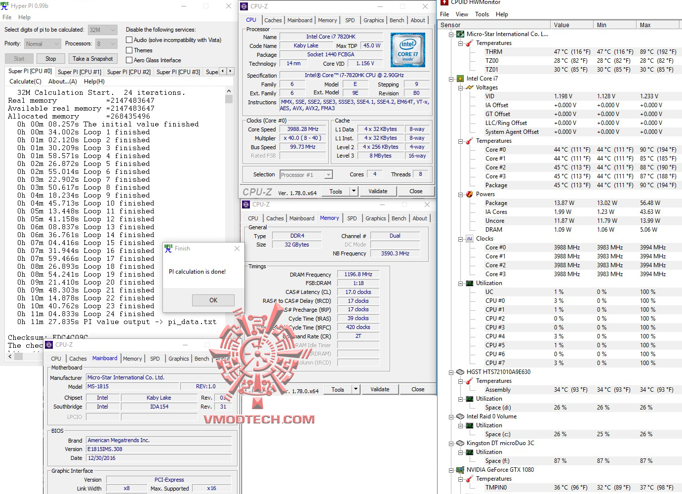 hyperpi32 all MSI GT83VR 7RF Titan SLI REVIEW