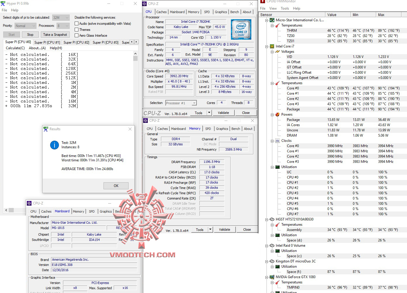 hyperpi32 MSI GT83VR 7RF Titan SLI REVIEW