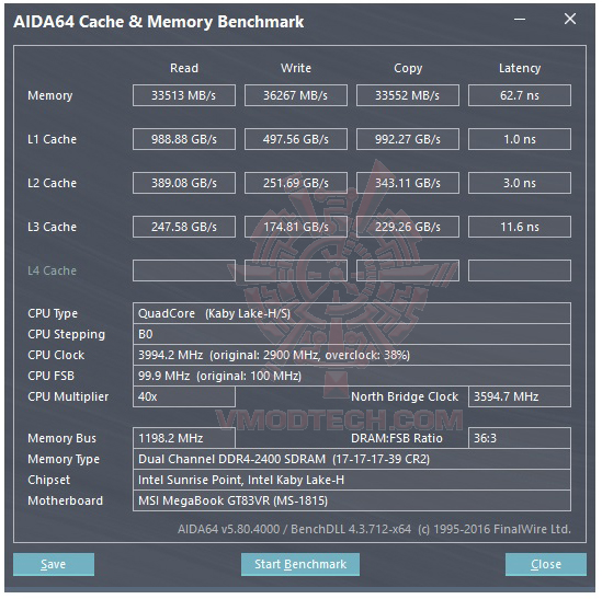 mem MSI GT83VR 7RF Titan SLI REVIEW