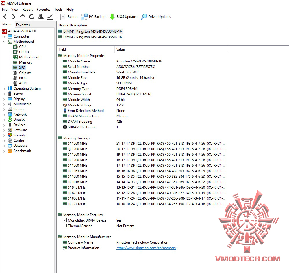 mem1 MSI GT83VR 7RF Titan SLI REVIEW