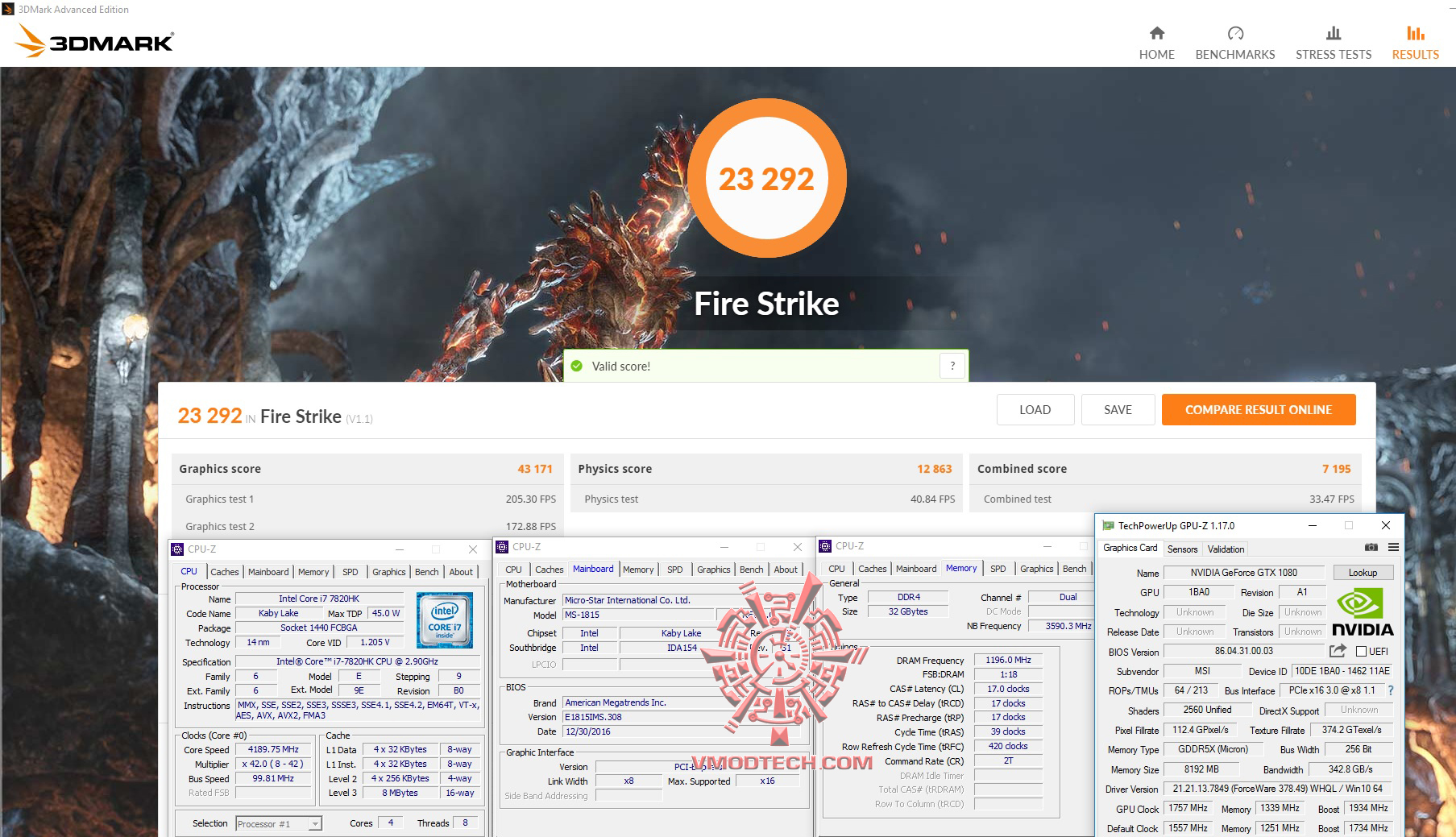 fire oc MSI GT83VR 7RF Titan SLI REVIEW