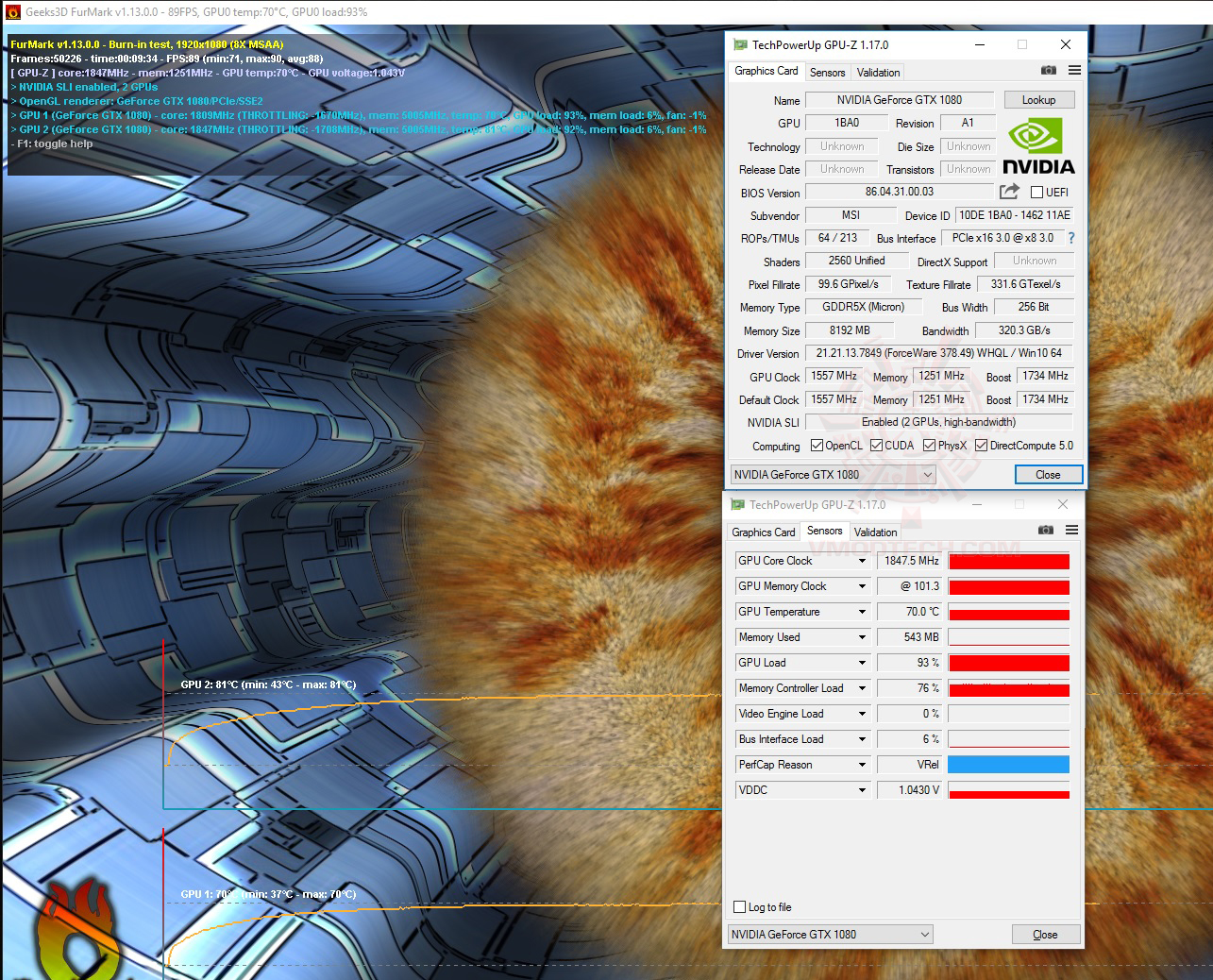 furmark cool MSI GT83VR 7RF Titan SLI REVIEW