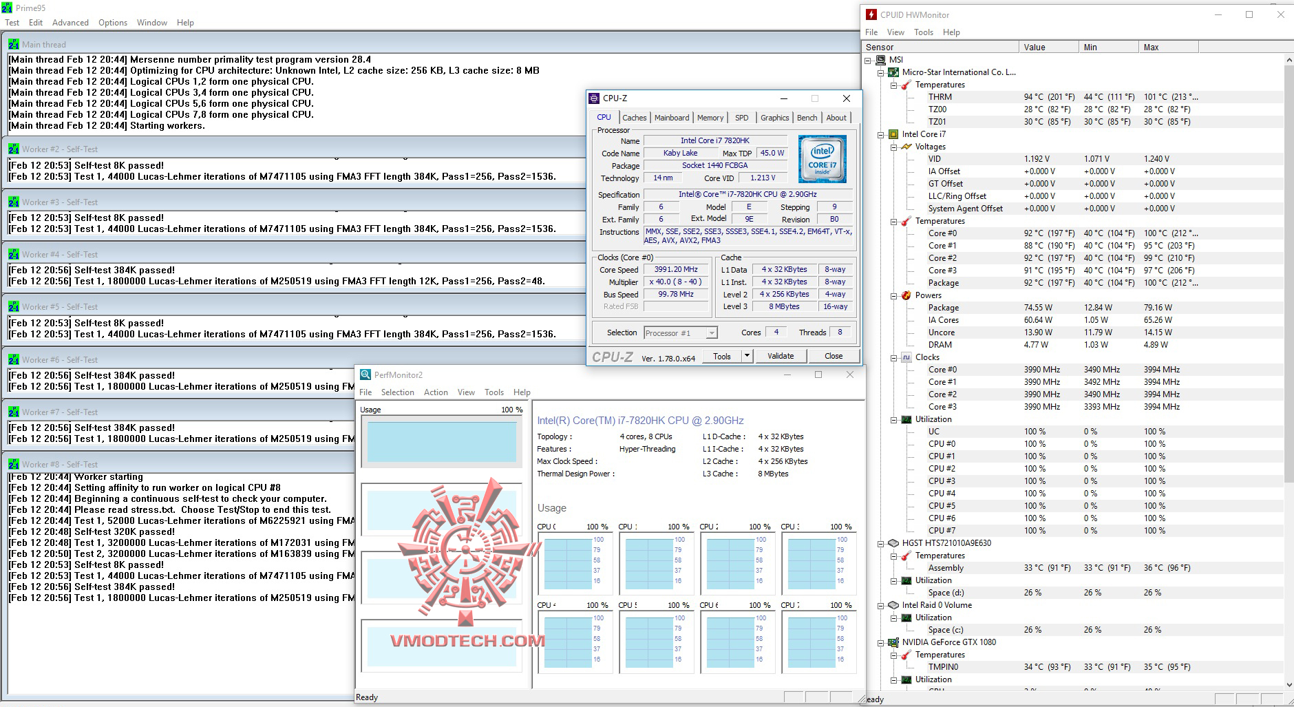 prime95 MSI GT83VR 7RF Titan SLI REVIEW