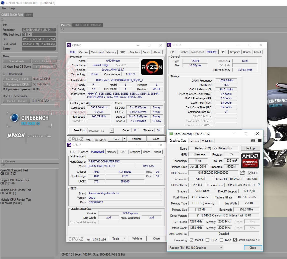 cine10 ASUS ROG CROSSHAIR VI HERO REVIEW