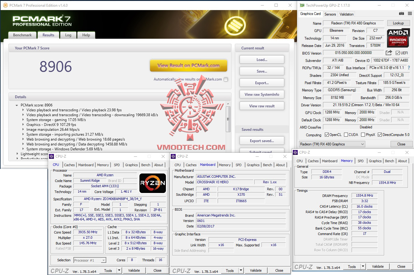 pc7 ASUS ROG CROSSHAIR VI HERO REVIEW