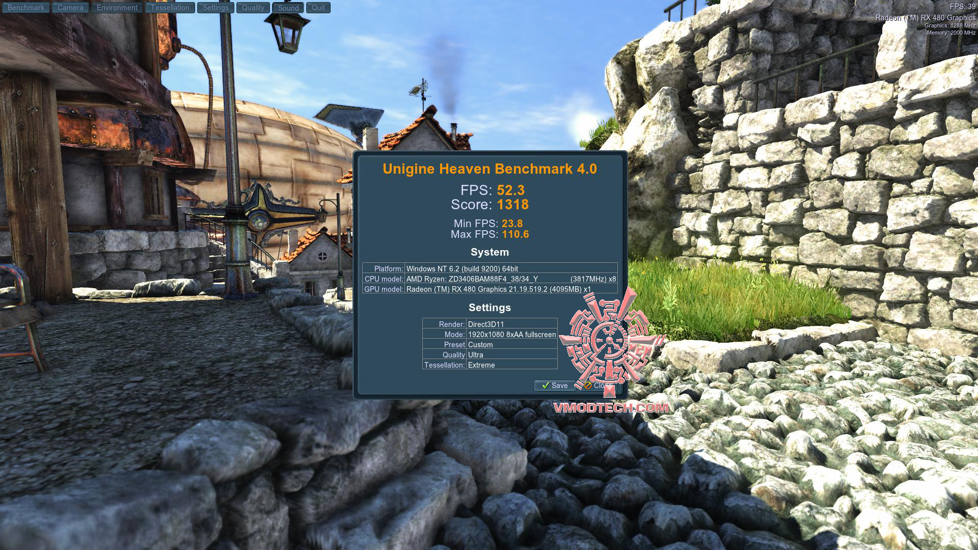 heaven 2017 02 25 08 57 36 51 GIGABYTE GA AX370 GAMING 5 REVIEW