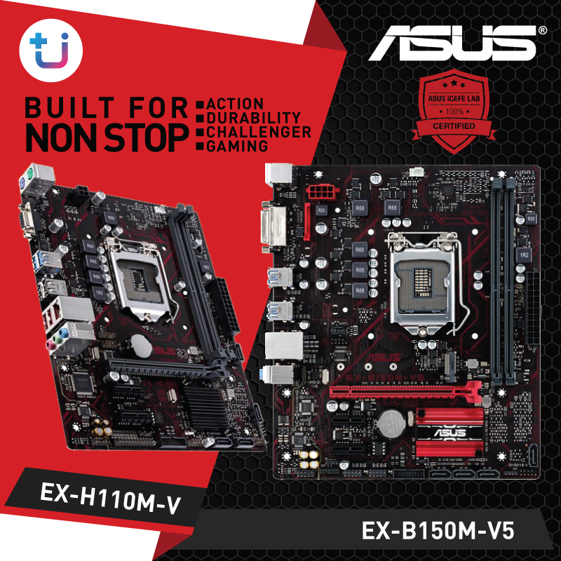 asus1 asus1 Ascenti Resources เปิดตัวเมนบอร์ดสุดทน คุณภาพสูง จาก ASUS รุ่น EX B150M V5 และ EX H110M V