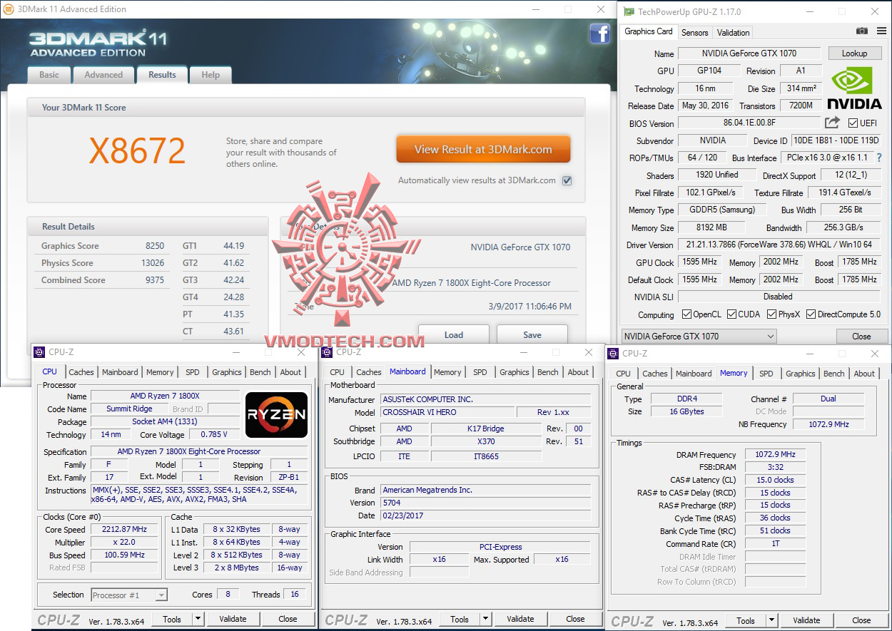11x AMD RYZEN 7 1800X REVIEW 