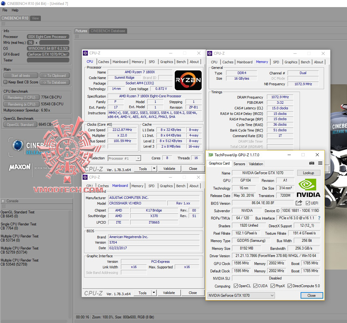 c10 c10 AMD RYZEN 7 1800X REVIEW