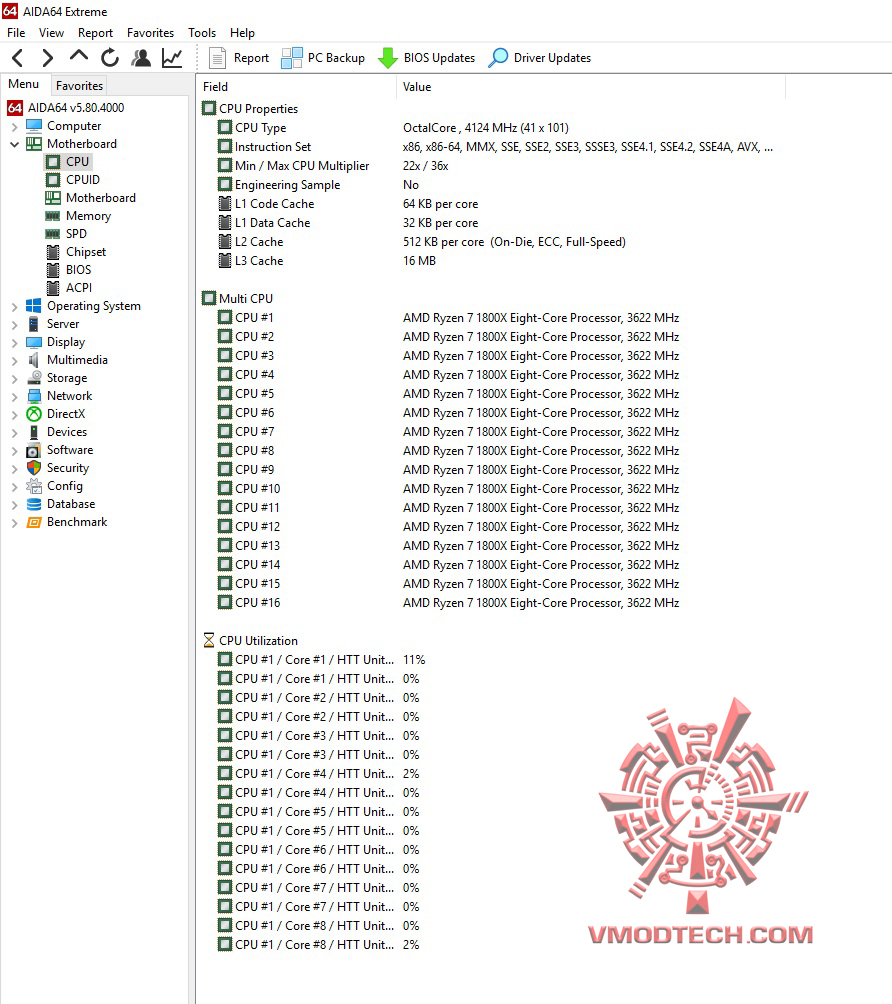 cpu cpu AMD RYZEN 7 1800X REVIEW