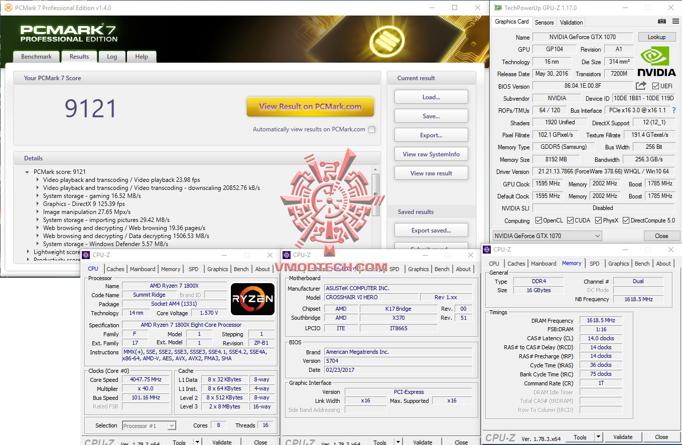 pc71 pc71 AMD RYZEN 7 1800X REVIEW