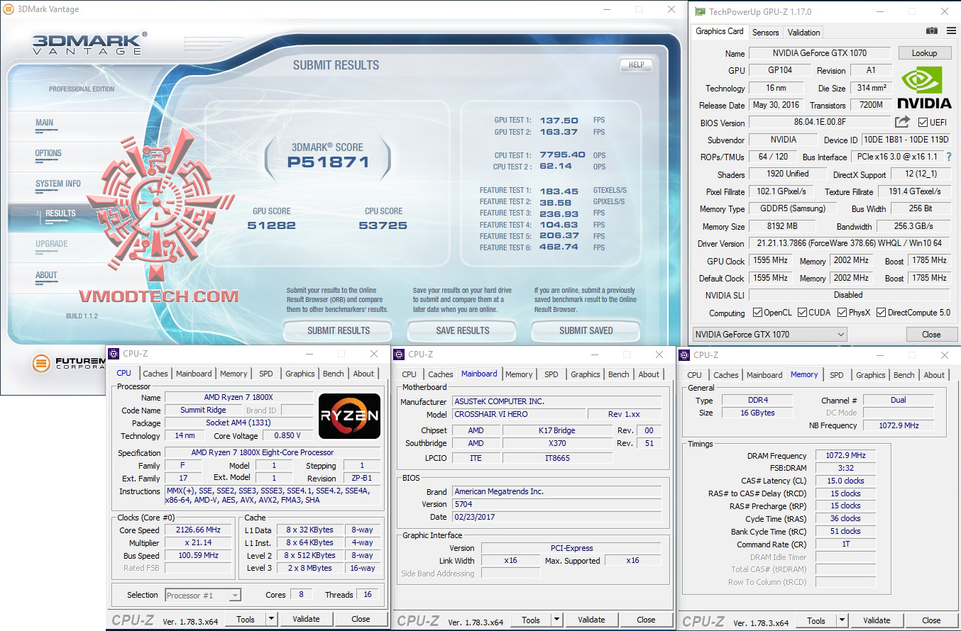 vt vt AMD RYZEN 7 1800X REVIEW
