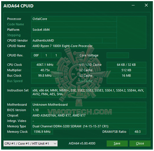 aida64 MSI X370 XPOWER GAMING TITANIUM REVIEW 