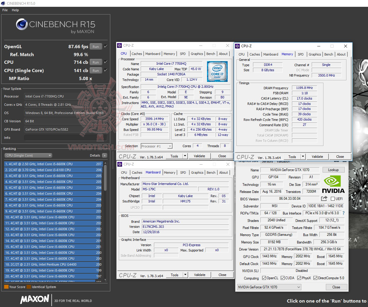 c15 MSI GE72MVR 7RG Apache Pro Review