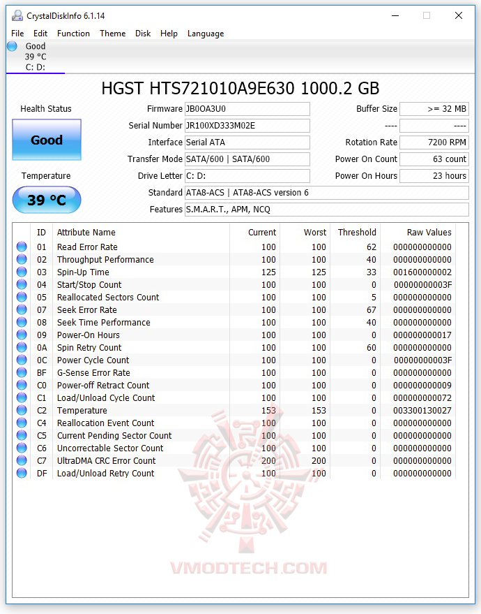 disk info MSI GE72MVR 7RG Apache Pro Review