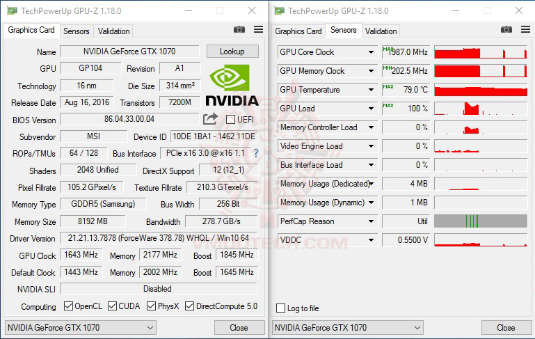 gpuz oc MSI GE72MVR 7RG Apache Pro Review