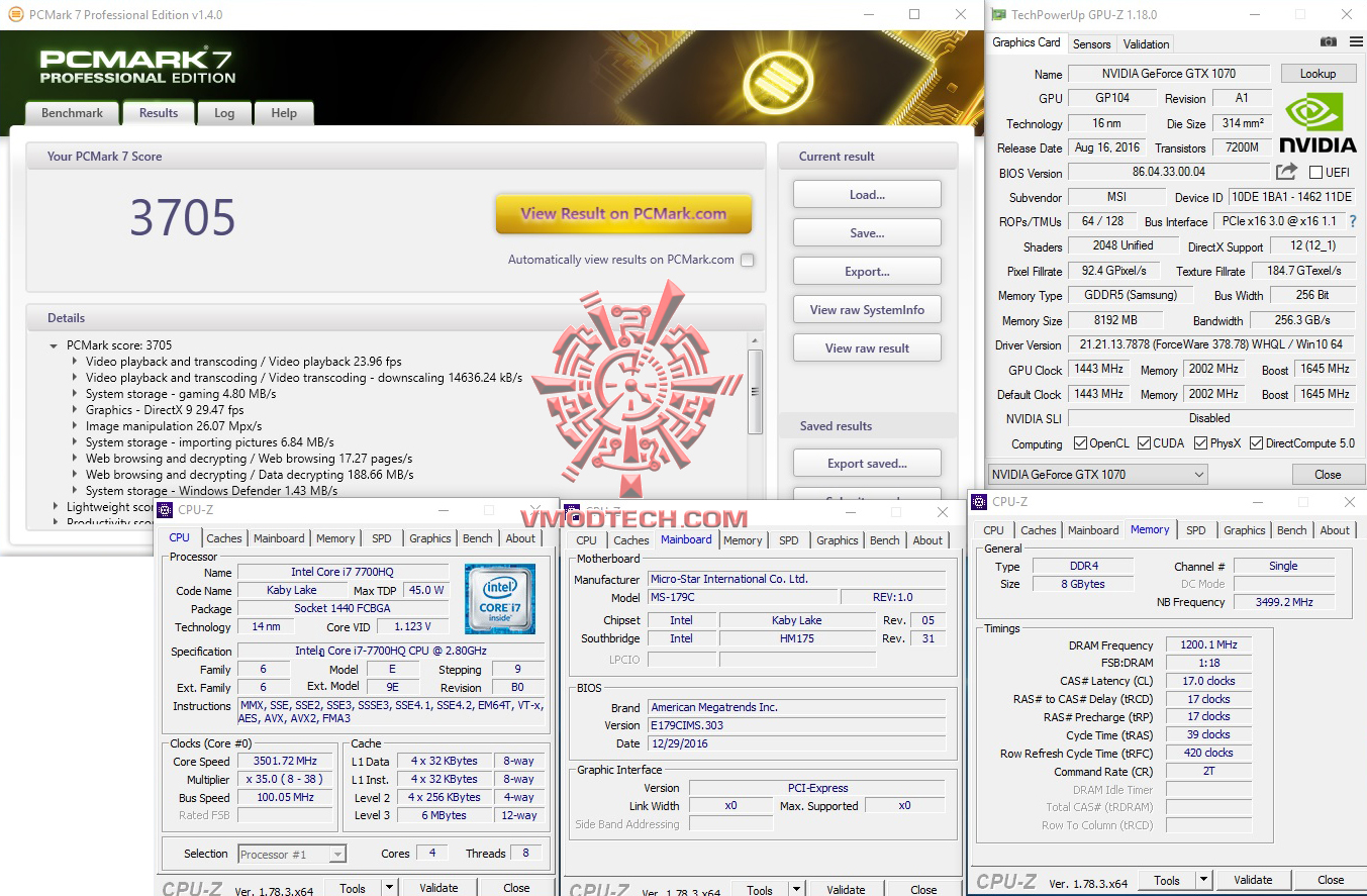 pc7 MSI GE72MVR 7RG Apache Pro Review
