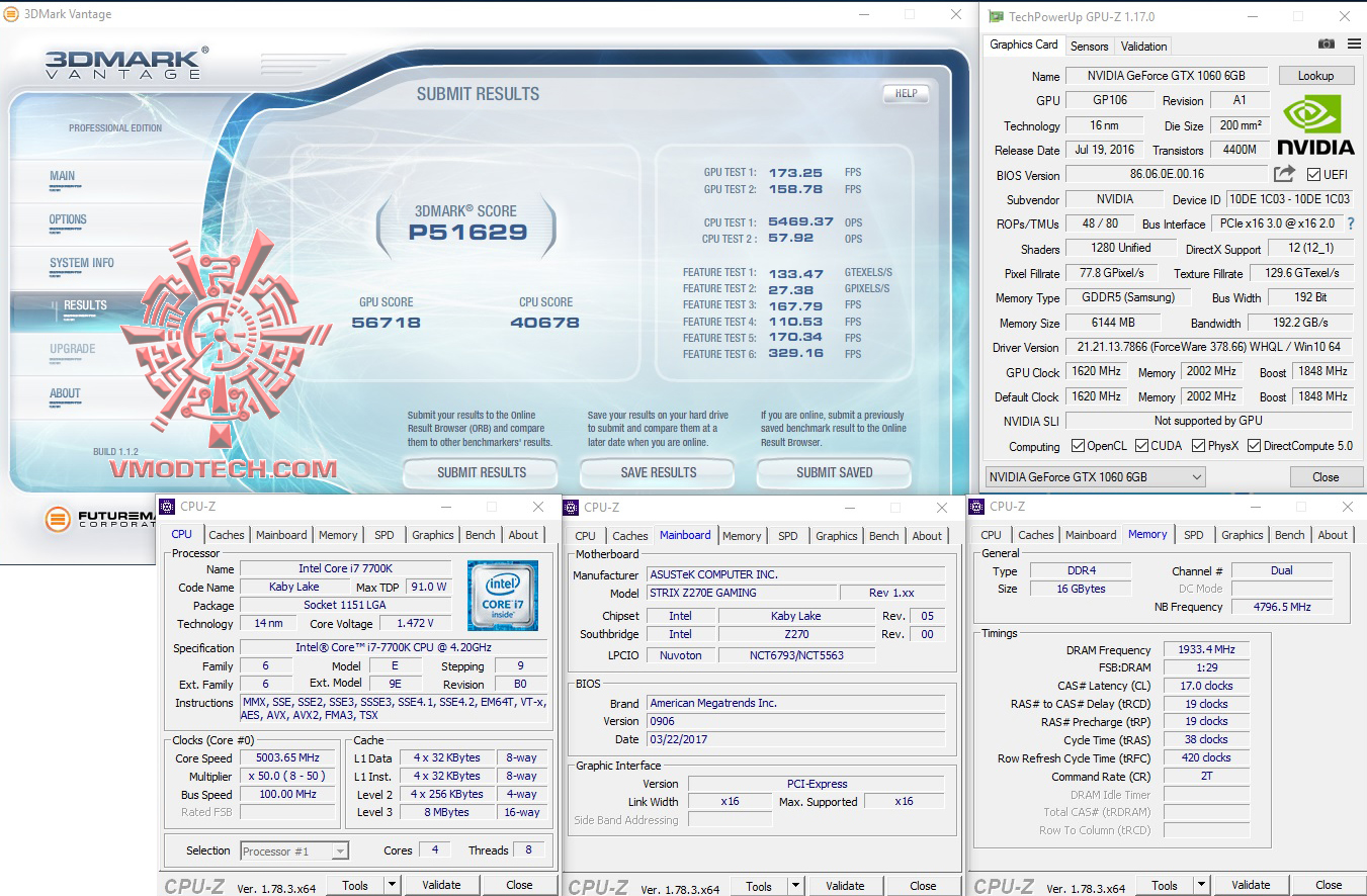 vt vt ASUS ROG STRIX Z270E GAMING REVIEW