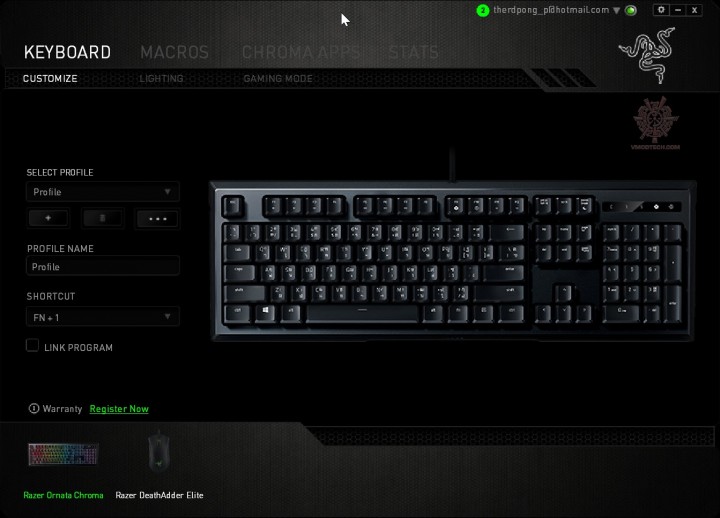 a 720x518 RAZER ORNATA CHROMA Mechanical Membrane Gaming Keyboard Review