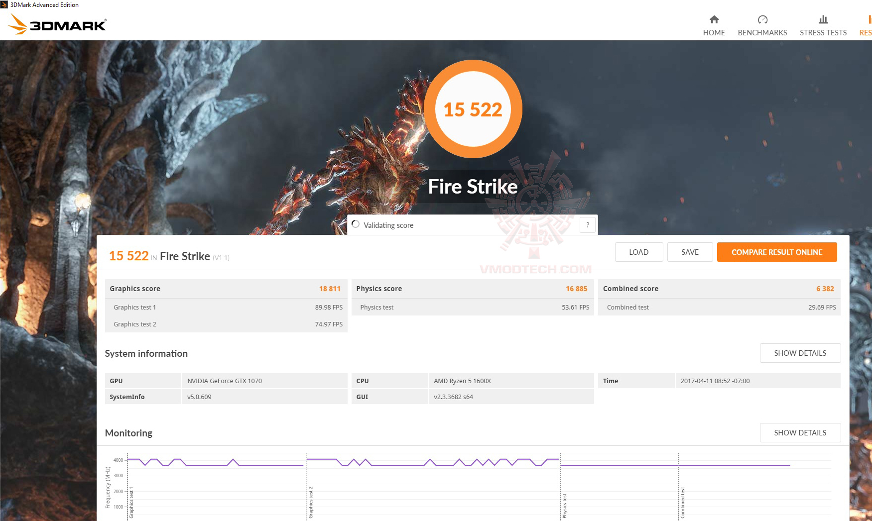 fire AMD RYZEN 5 1600X Review