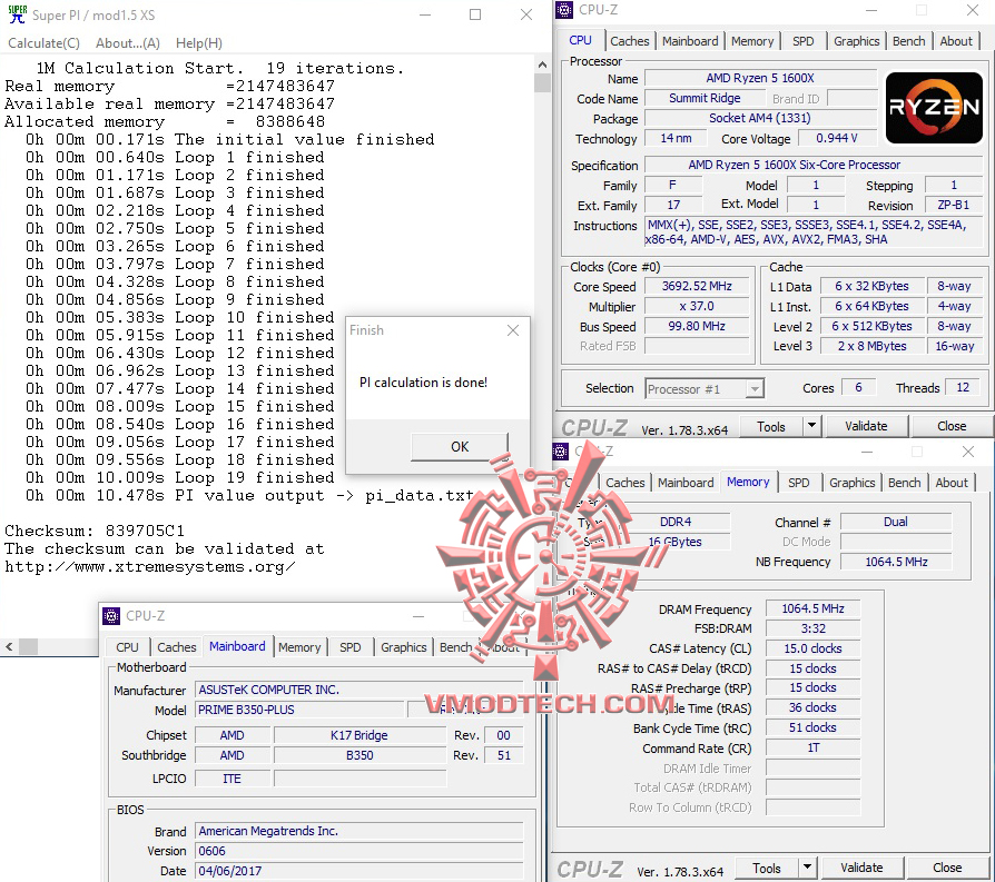 s1 AMD RYZEN 5 1600X Review