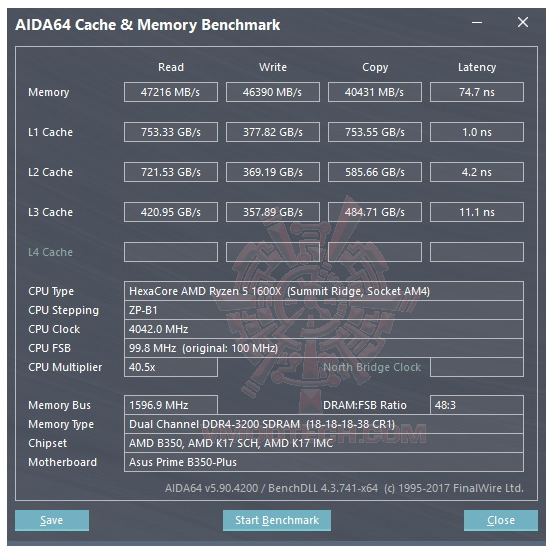 mem oc AMD RYZEN 5 1600X Review