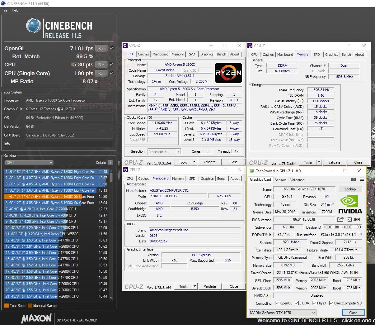 c11 ASUS PRIME B350 PLUS REVIEW