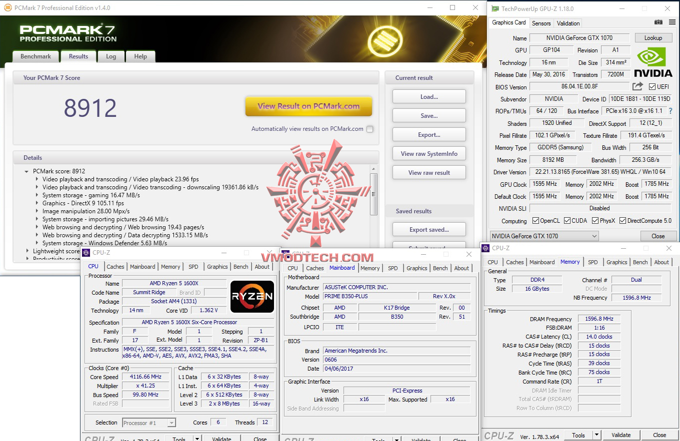 pc7 ASUS PRIME B350 PLUS REVIEW