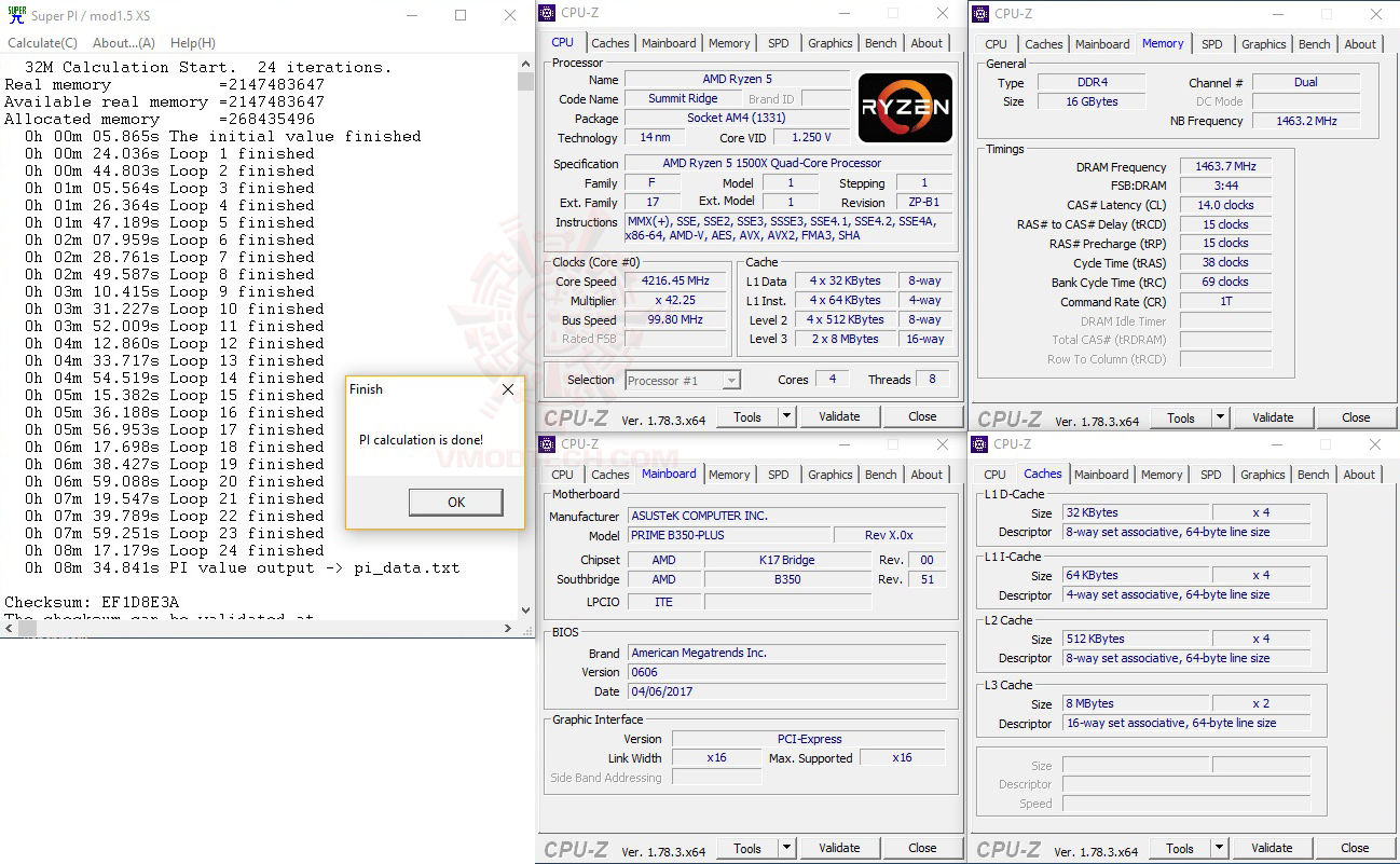 s32 42 oc AMD RYZEN 5 1500X Review