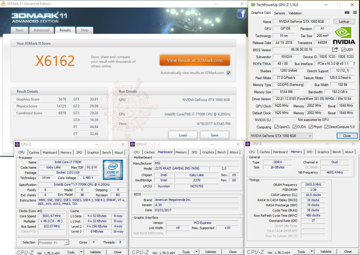 11x MSI Z270 KRAIT GAMING REVIEW
