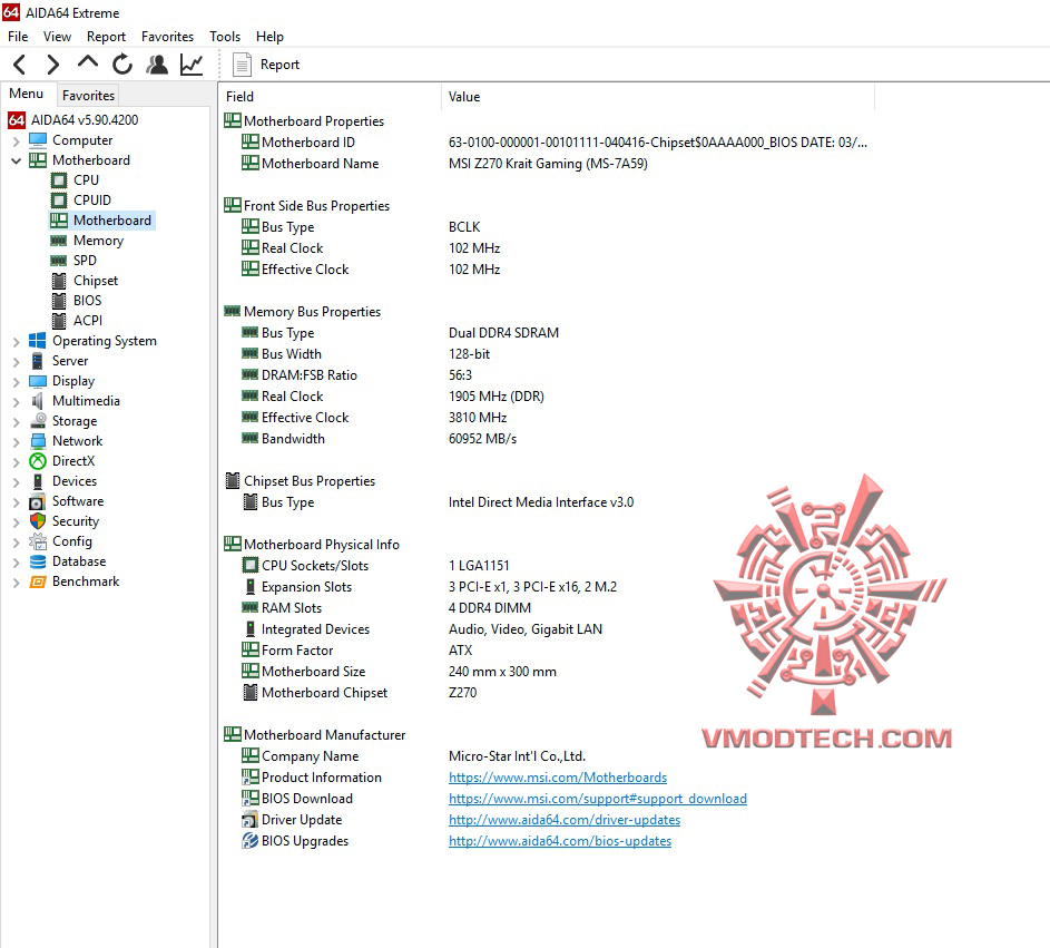 mb MSI Z270 KRAIT GAMING REVIEW