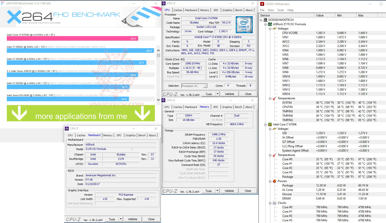 x264 CORSAIR VENGEANCE RGB 16GB (2 x 8GB) DDR4 DRAM 3000MHz C15 REVIEW