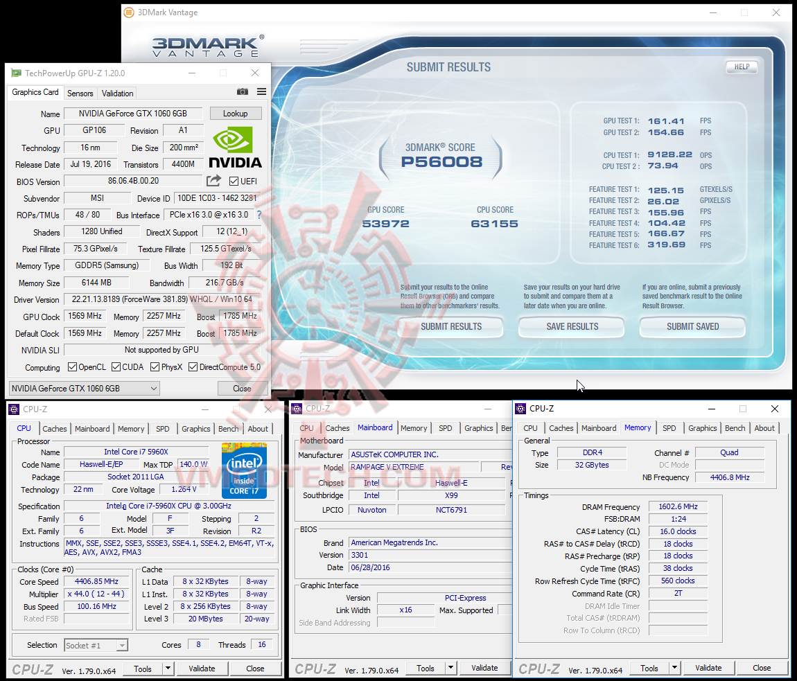 vantage MSI GeForce GTX 1060 GAMING X PLUS Review