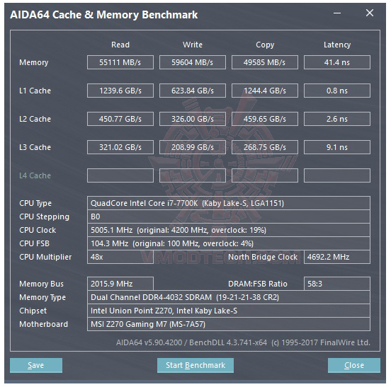 mem1 MSI Z270 GAMING M7 REVIEW