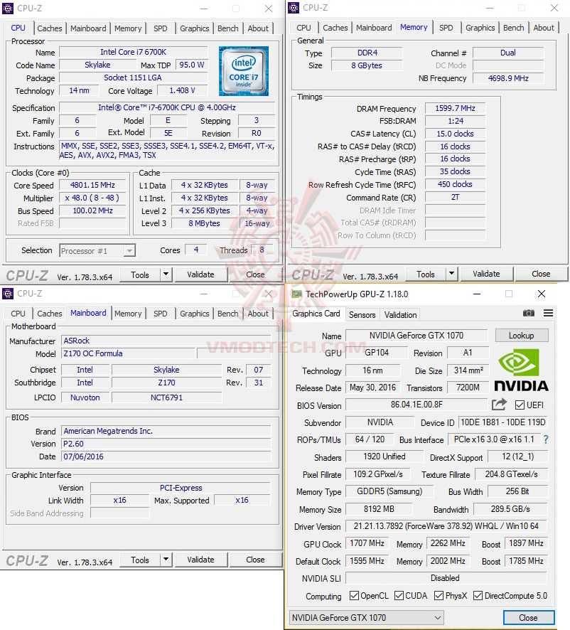 cpuid1 GEIL EVO X RGB DDR4 2400Mhz 8GB CL16 Review 