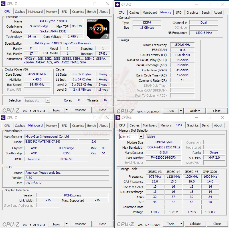cpuid43 MSI B350 PC MATE REVIEW