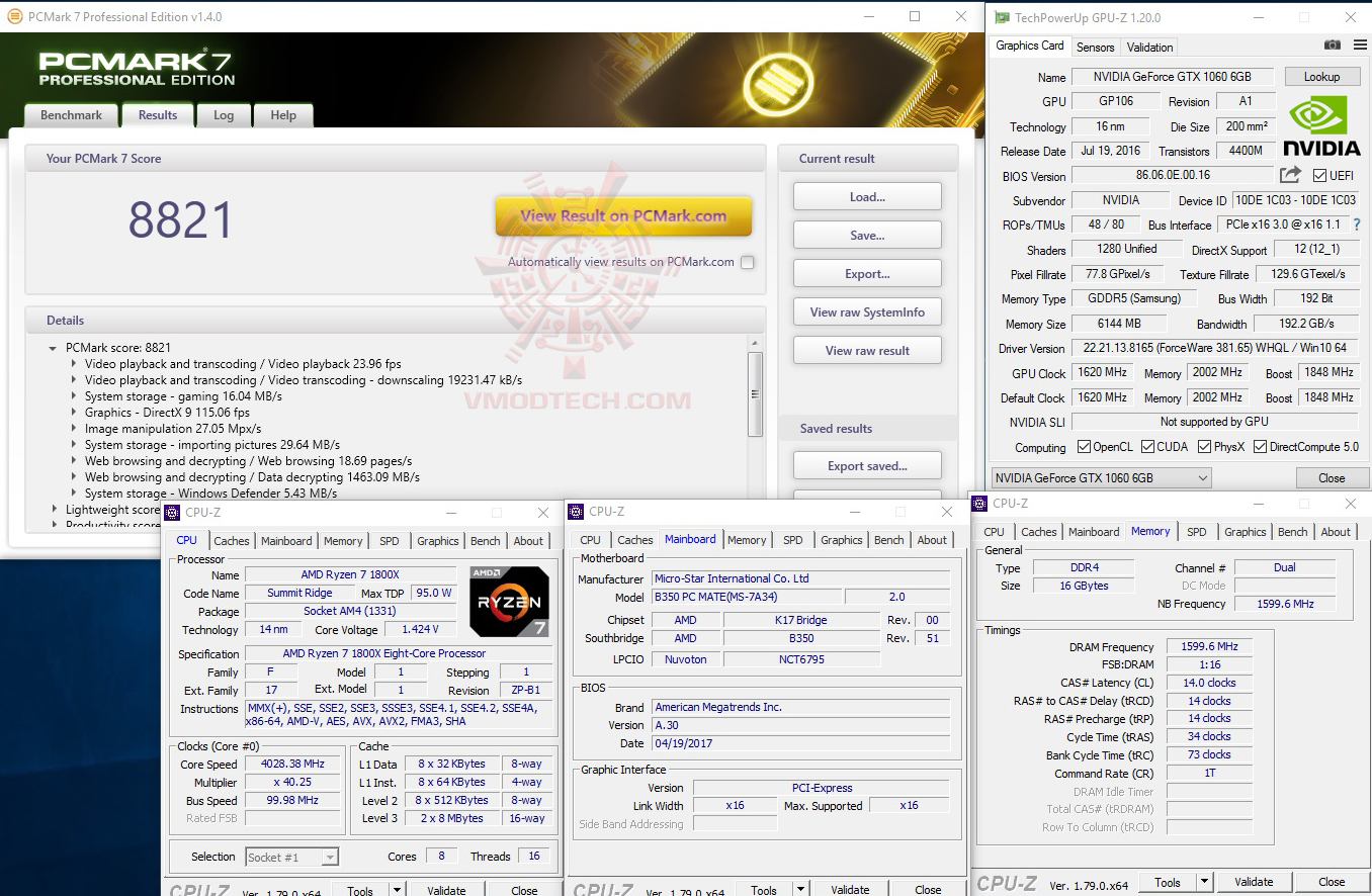 pc7 MSI B350 PC MATE REVIEW