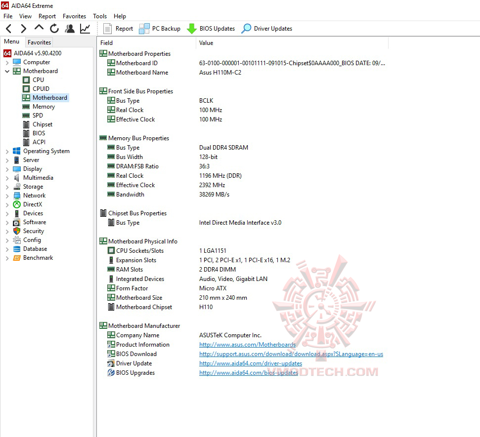 mb ASUS H110M C2 (CSM) REVIEW