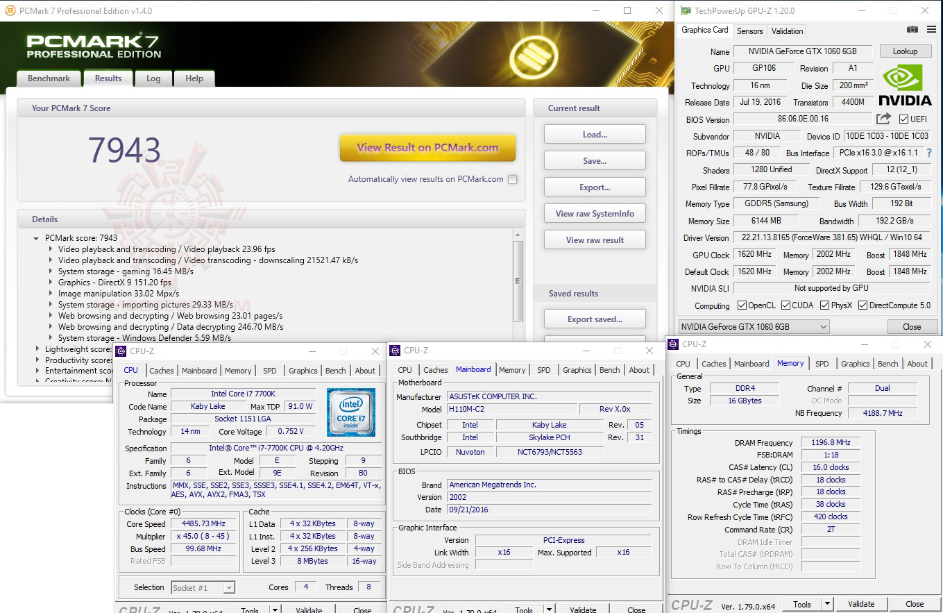 pc7 ASUS H110M C2 (CSM) REVIEW