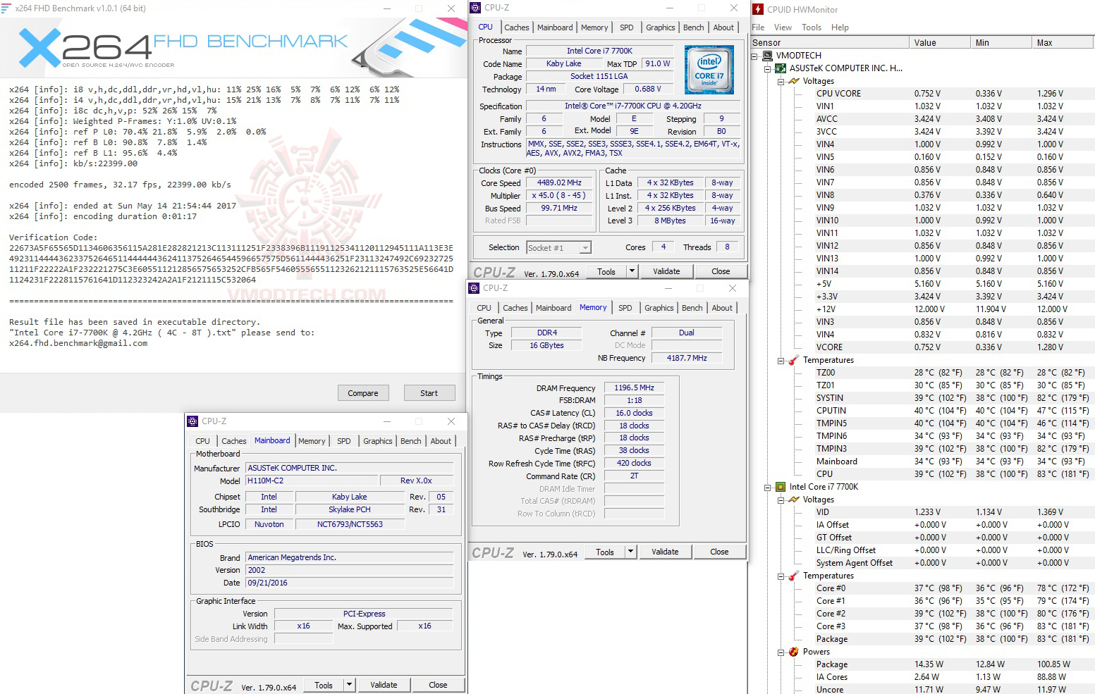 x264 2 ASUS H110M C2 (CSM) REVIEW