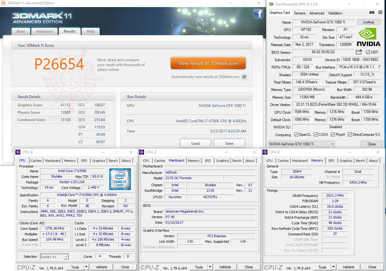 11 ASUS ROG Poseidon GeForce GTX 1080 TI 11GB Platinum Edition Review 