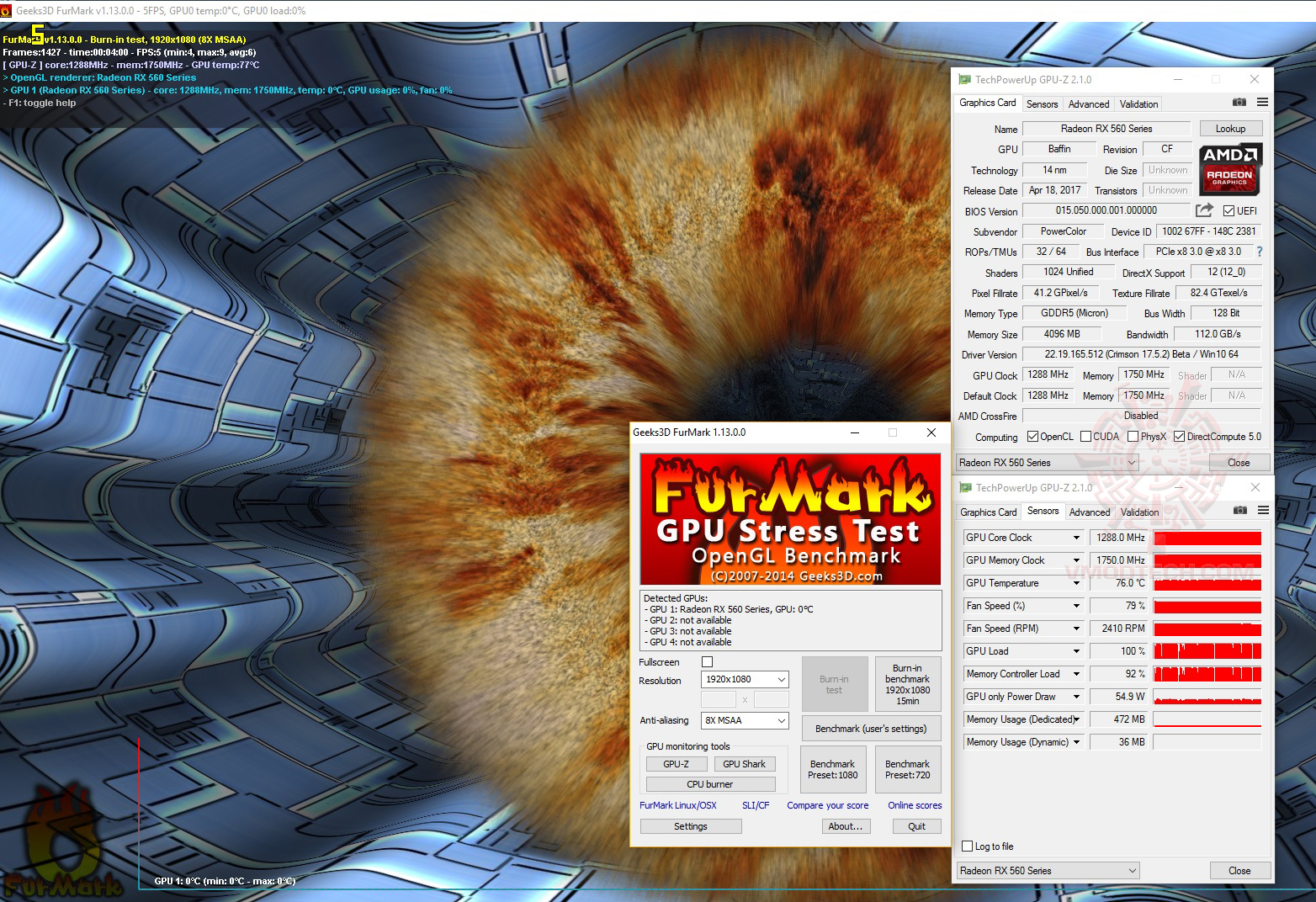 fm PowerColor Red Dragon Radeon RX 560 4GB GDDR5 OC Review