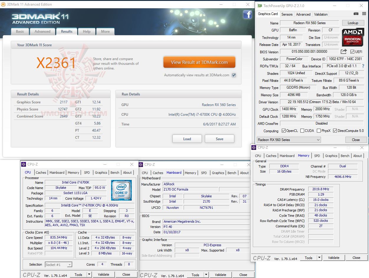 11 x oc PowerColor Red Dragon Radeon RX 560 4GB GDDR5 OC Review